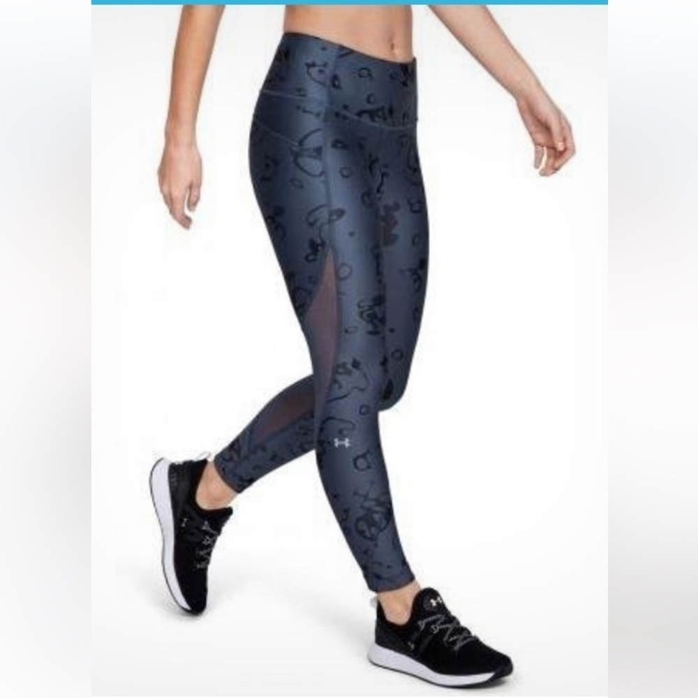 Under Armour Compression Ankle Crop Heat Gear  AKO Print Size L